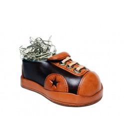 Leather Desk Clip Holder Sneaker #26189