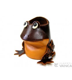 Frog Handmade Leather Animal Eyeglasses Holder/Stand #26216