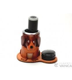 Beagle Japanese Leather Seal Stand #26288