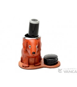 Labrador Retriever Leather Seal Stand #26294