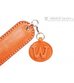 Initial W Leather Paper Knife