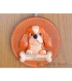 Cavalier KC Spaniel Leather Wall Deco