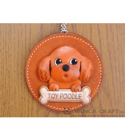 Toy poodle Leather Wall Deco