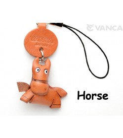 Horse Japanese Leather Cellularphone Charm Animal 