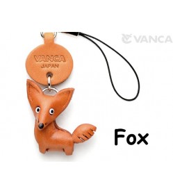 Fox Japanese Leather Cellularphone Charm Animal