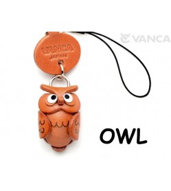 Owl Japanese Leather Cellularphone Charm Animal 