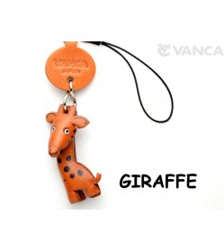 Giraffe Japanese Leather Cellularphone Charm Animal