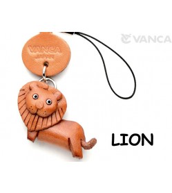 Lion Japanese Leather Cellularphone Charm Animal