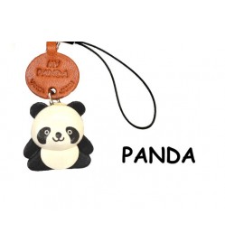 Panda Leather Cellularphone Charm Animal 