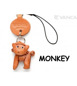 Monkey Japanese Leather Cellularphone Charm Animal