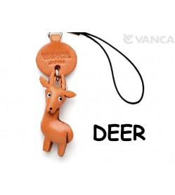 Deer Japanese Leather Cellularphone Charm Animal