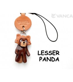 Lesser panda Japanese Leather Cellularphone Charm Animal