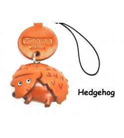 Hedgehog Japanese Leather Cellularphone Charm Animal