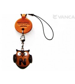 Owl N Leather Cellularphone Charm Alphabet