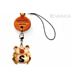 Pig S Leather Cellularphone Charm Alphabet