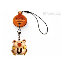 Pig U Leather Cellularphone Charm Alphabet