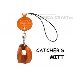 Catcher's mitt Japanese Leather Cellularphone Charm Goods 