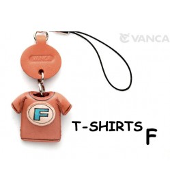 F(Blue) Japanese Leather Cellularphone Charm T-shirt 