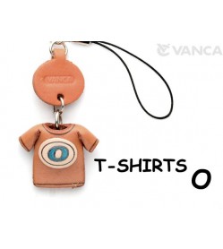 O(Blue) Japanese Leather Cellularphone Charm T-shirt 