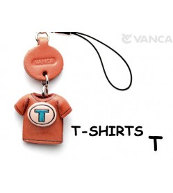 T(Blue) Japanese Leather Cellularphone Charm T-shirt 