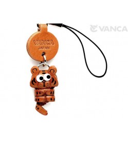 Tiger Japanese Leather Cellularphone Charm Zodiac Mascot