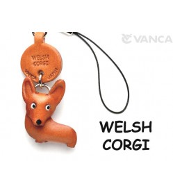 Welsh Corgi Leather Cellularphone Charm #46764