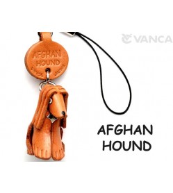 Afghan Hound Leather Cellularphone Charm