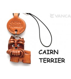 Cairn Terrier Leather Cellularphone Charm