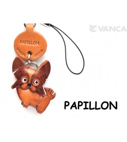 Papillon Leather Cellularphone Charm