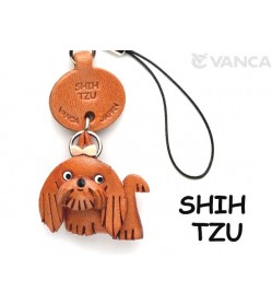 Shih Tzu Leather Cellularphone Charm #46760