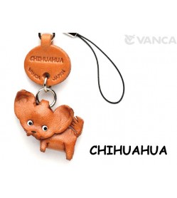 Chihuahua Leather Cellularphone Charm