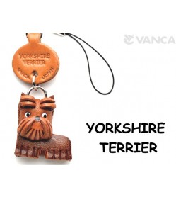 Yorkshire Terrier Leather Cellularphone Charm #46767