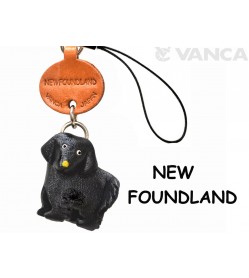 Newfoundland Leather Cellularphone Charm