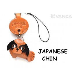 Japanese Chin Leather Cellularphone Charm