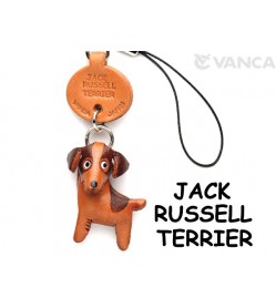 Jack Russell Terrier Leather Cellularphone Charm