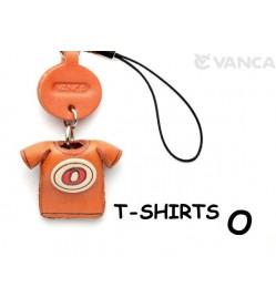 O(Red) Japanese Leather Cellularphone Charm T-shirt 