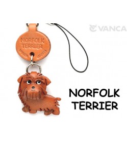 Norfolk Terrier Leather Cellularphone Charm #46774