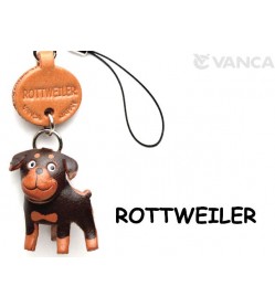 Rottweiler Leather Cellularphone Charm #46776