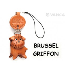 Brussels Griffon Leather Cellularphone Charm #46779