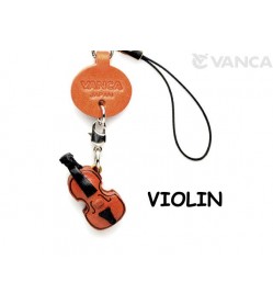 Violin Japanese Leather Cellularphone Charm Goods 