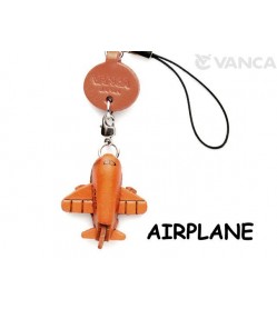 Airplane Japanese Leather Cellularphone Charm Goods