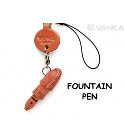 Fountain Pen Leather Cellularphone Charm