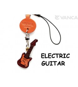 Electric Guitar Leather Cellularphone Charm