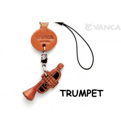 Trumpet Leather Cellularphone Charm