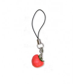 Tomato Leather Cellularphone Charm Vegetables