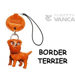 Border Terrier Leather Cellularphone Charm #46793