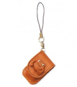 Frog Japanese Leather Cellularphone Charm Memo set