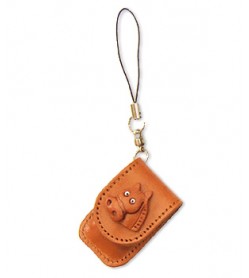 Horse Japanese Leather Cellularphone Charm Memo set 