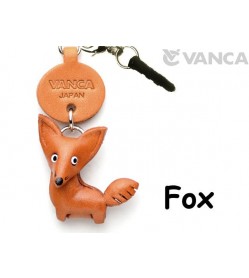 Fox Leather Animal Earphone Jack Accessory