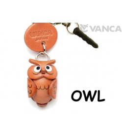 Owl Leather Animal Earphone Jack Accessory